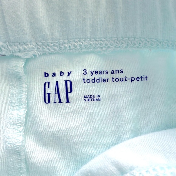 Gap Baby Aqua Capri Leggings, Size 3 Years - Picture 3 of 3